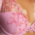 Polstret spile-BH Lillia, Rosa