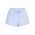 Seersucker shorts, Blå