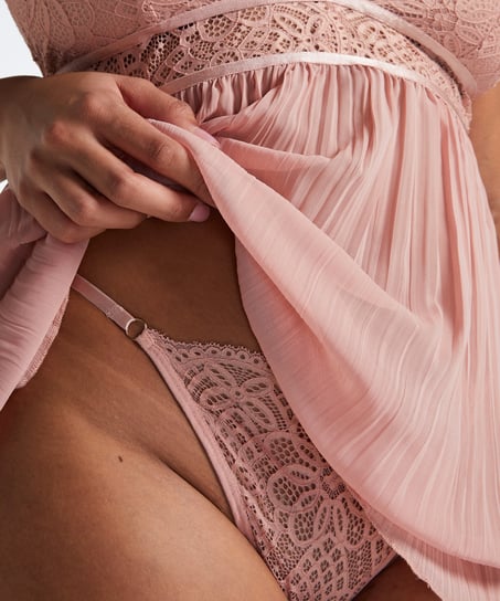 Chiffon babydoll, Beige