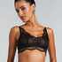 Bralette Ruby, Svart