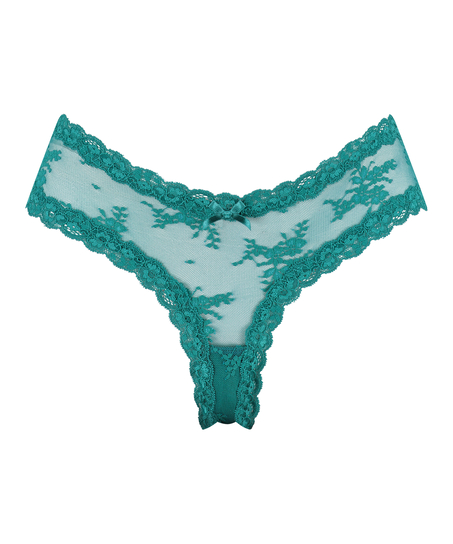 Brasiliansk truse V-shape Mesh, Gr&oslash;nn