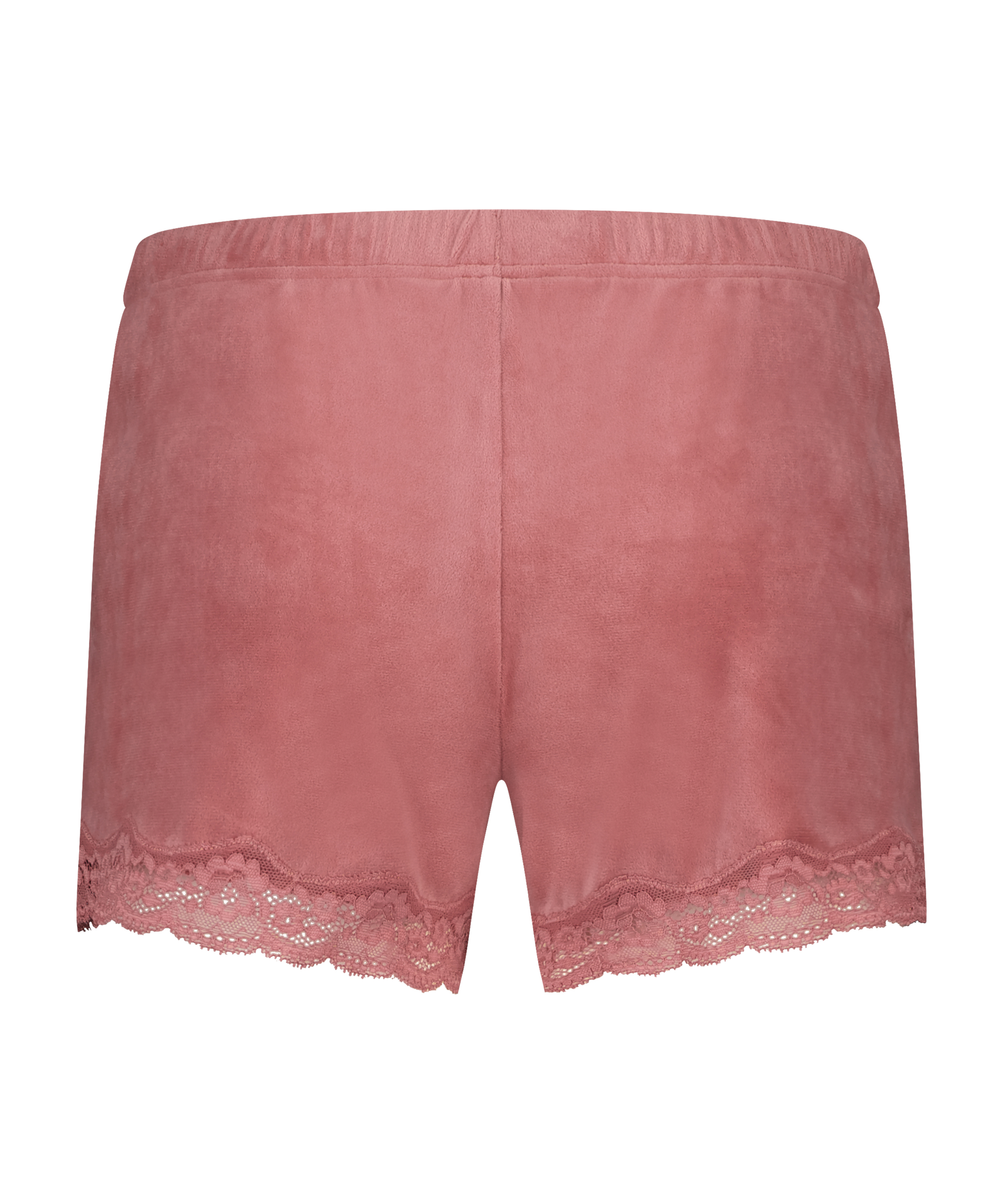 Velvet lace shorts, Rosa, main