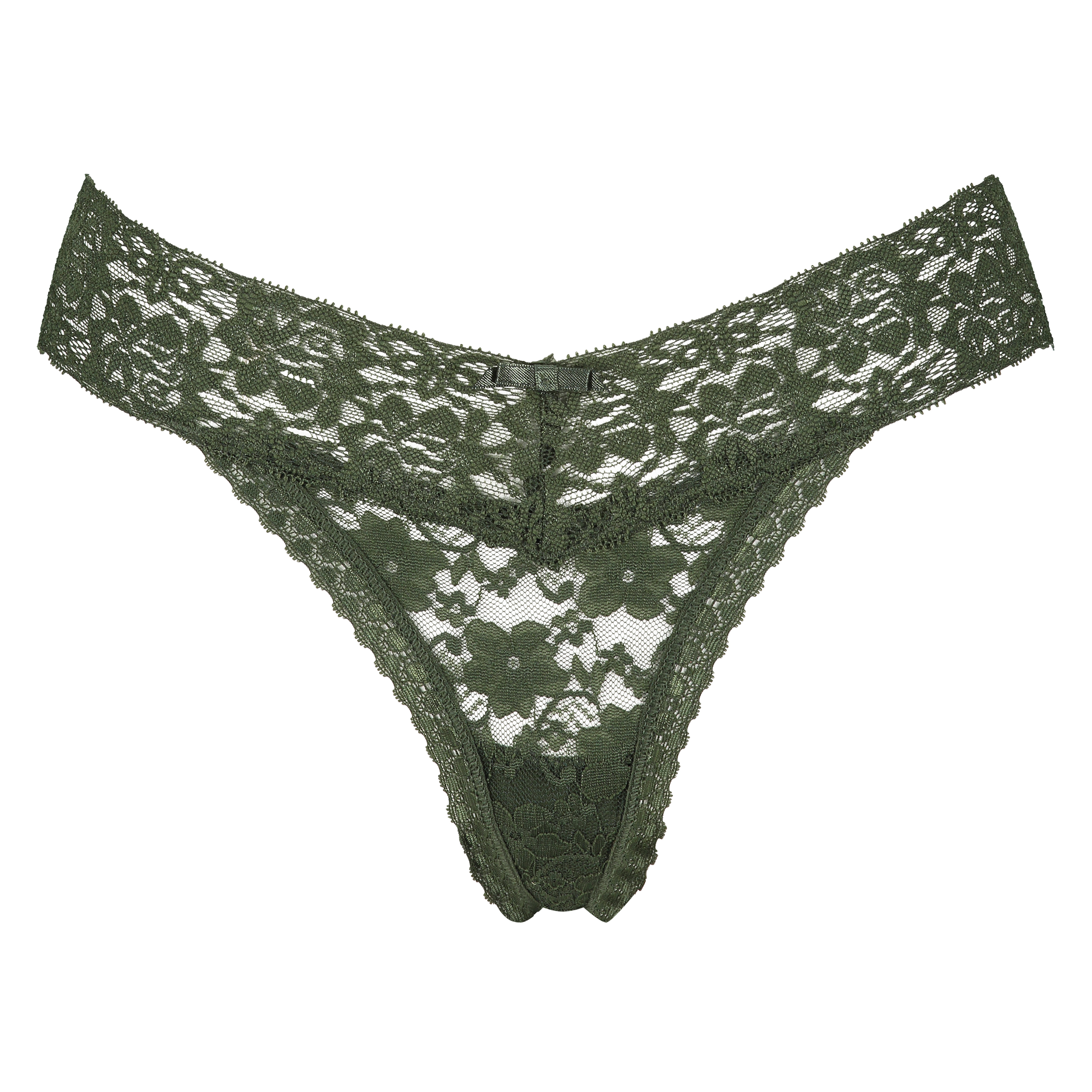 Floral lace g-streng, Grønn, main
