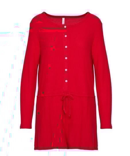 Onesie Short Jersey Rib, R&oslash;d