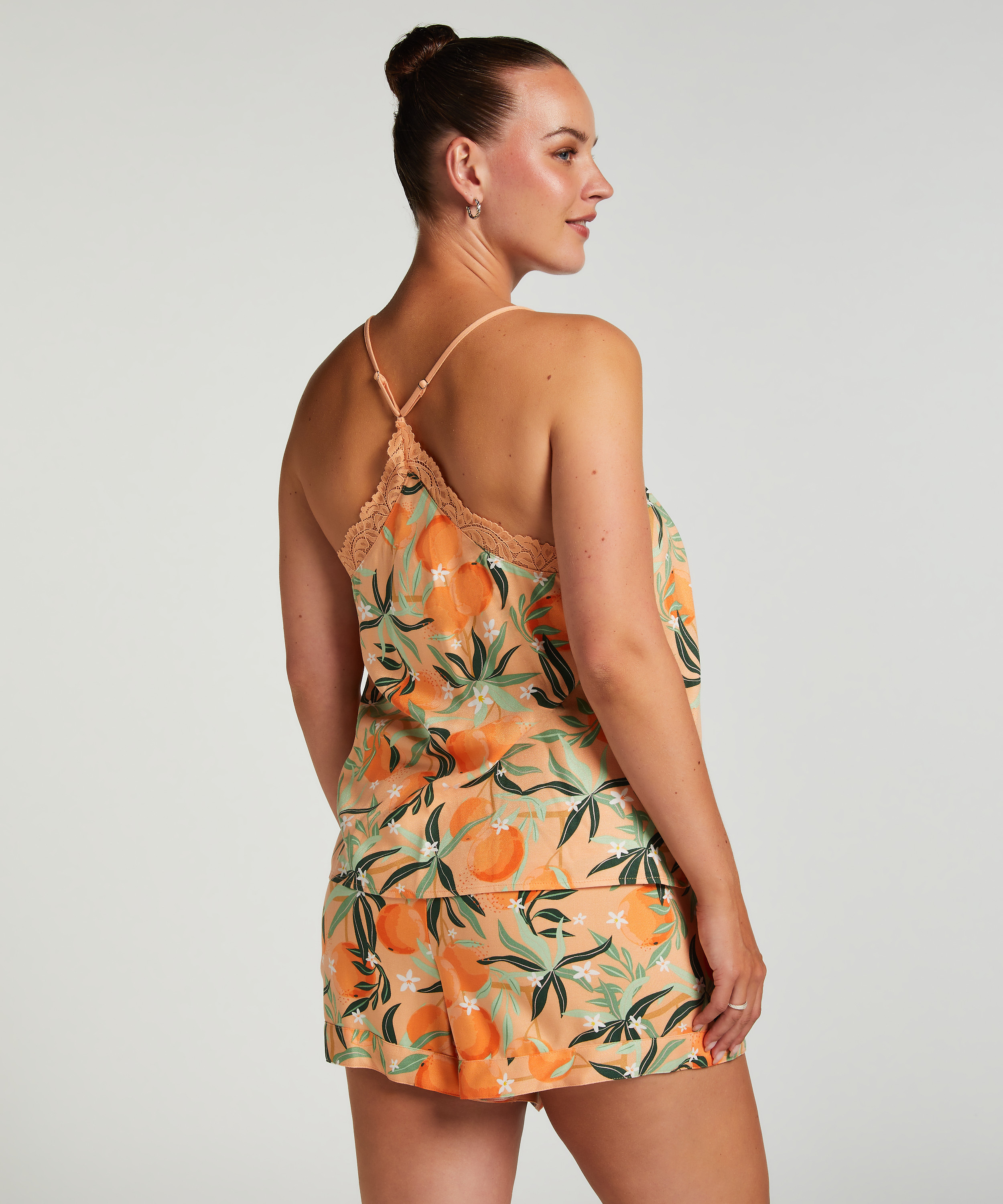 Cami-topp Woven Lace, Rosa, main