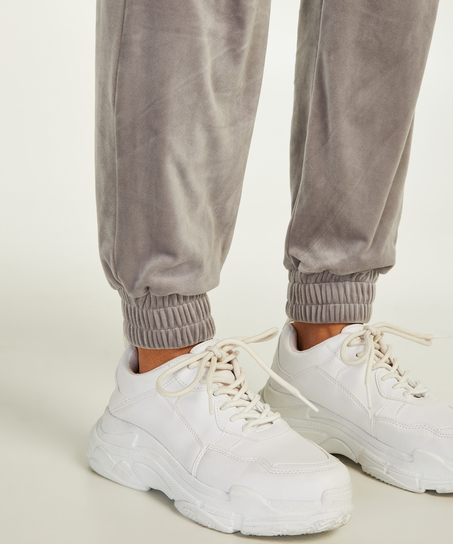 Joggebukse Velours, Gr&aring;
