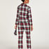Twill Check pysjamassett, Hvit
