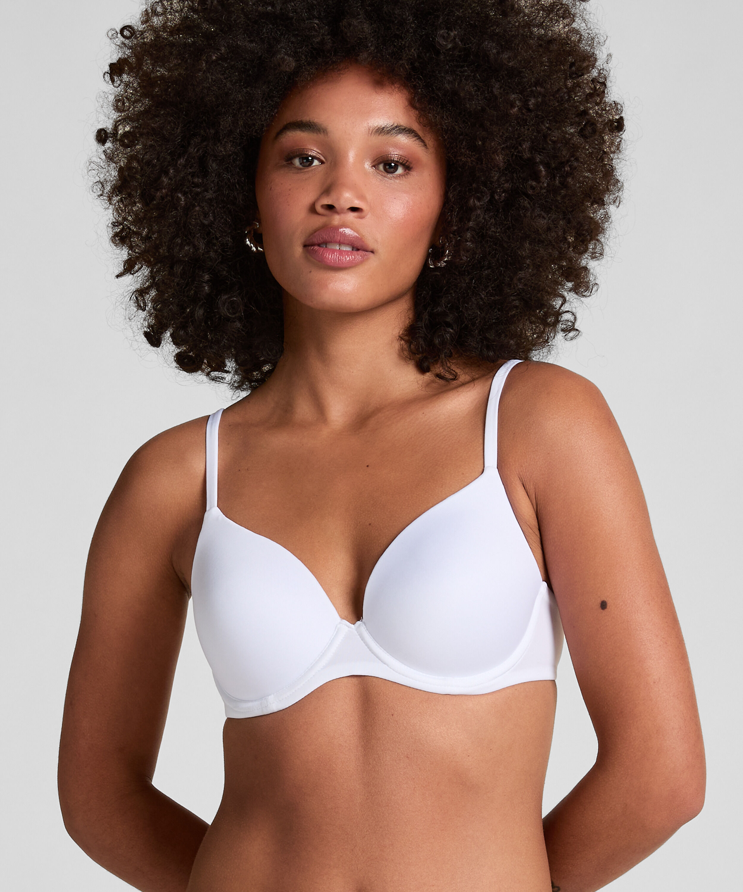 Vattert bh med bøyle Super Soft, Hvit Vattert bh med bøyle Super Soft, Hvit