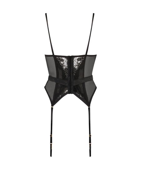 Private Bustier Elizabeth, Svart