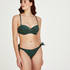 Tonal Leo polstret pushup-bikinitopp med spiler, skål A – E, Grønn