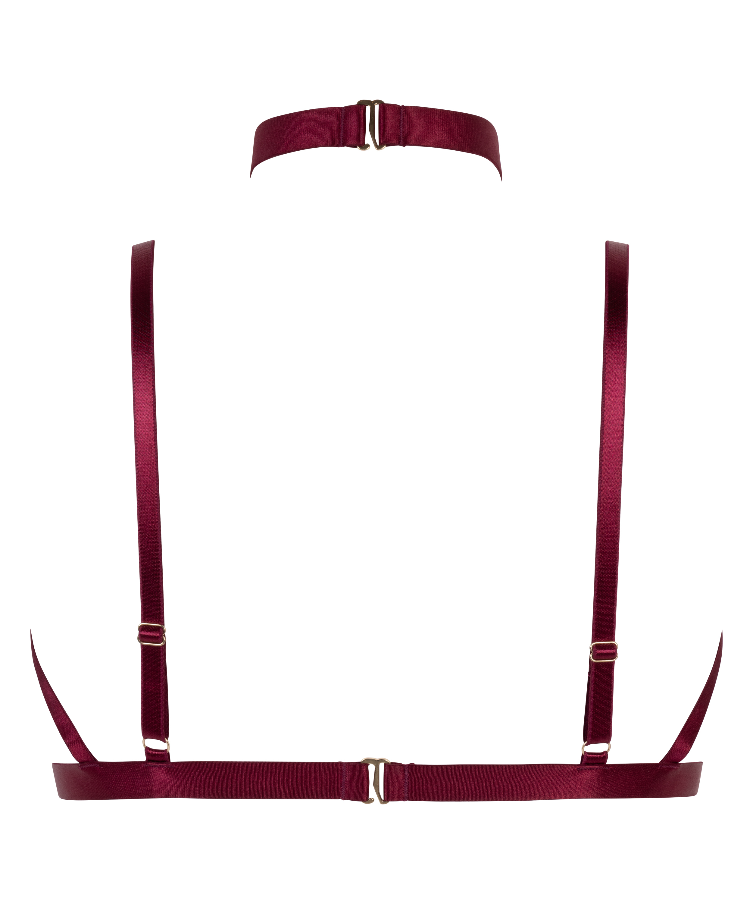 Scarlett-harness-topp, Rød, main