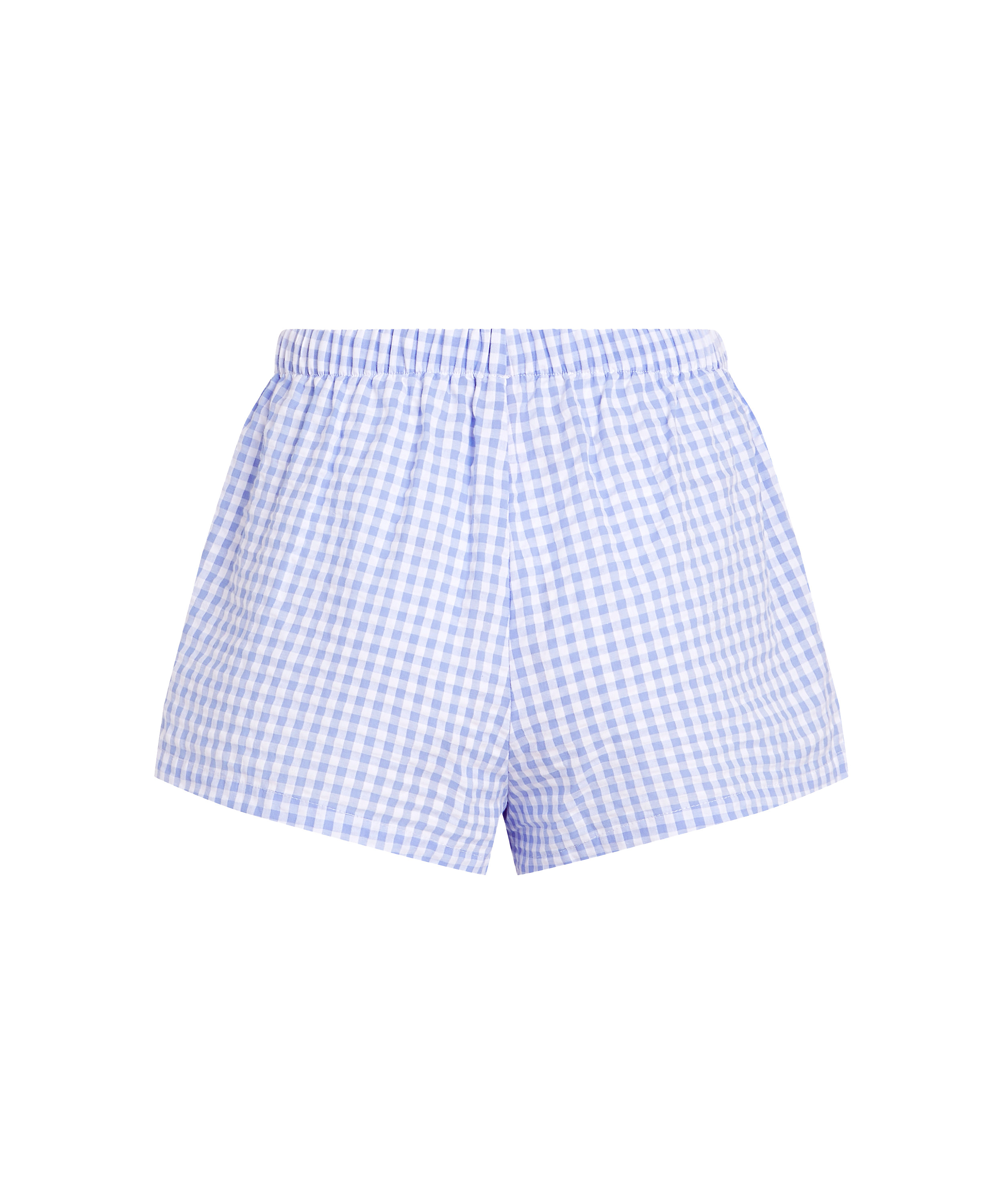 Seersucker shorts, Blå, main