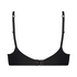Mesh polstret BH med spiler, Svart