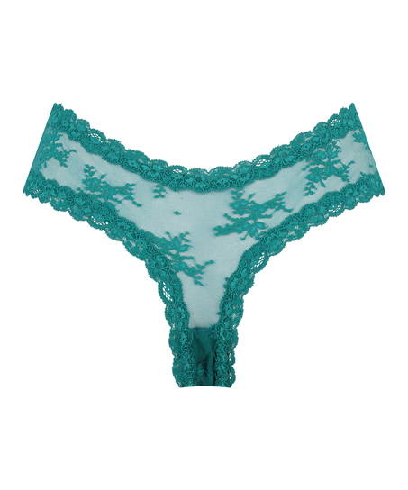 Brasiliansk truse V-shape Mesh, Gr&oslash;nn