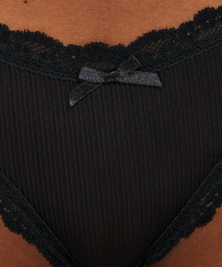 Jessica brasiliansk truse, Svart