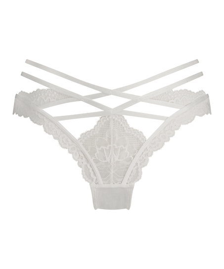 Braziliansk truse Jojo, Hvit