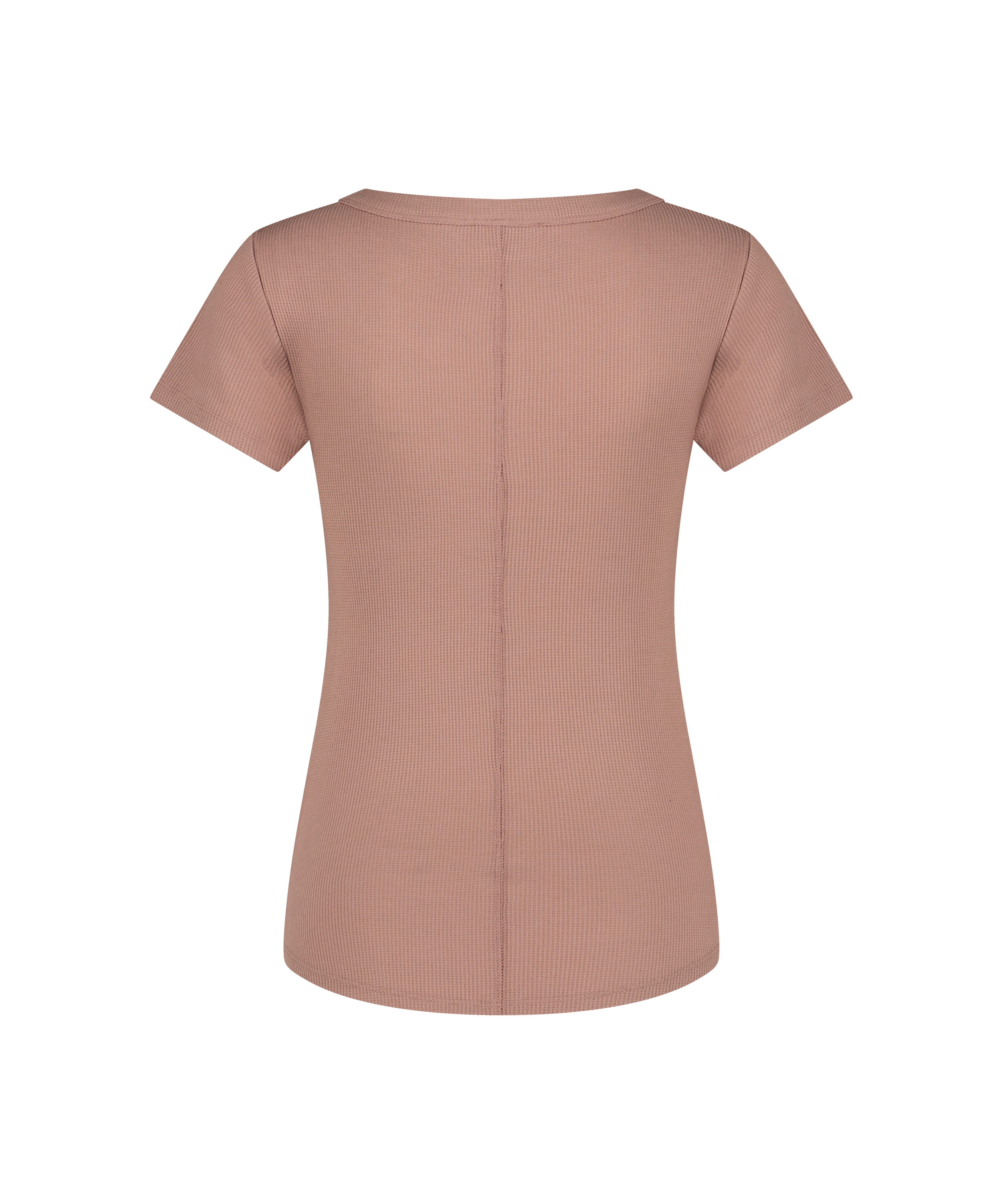 Pysjamatopp Henley, Brun, main