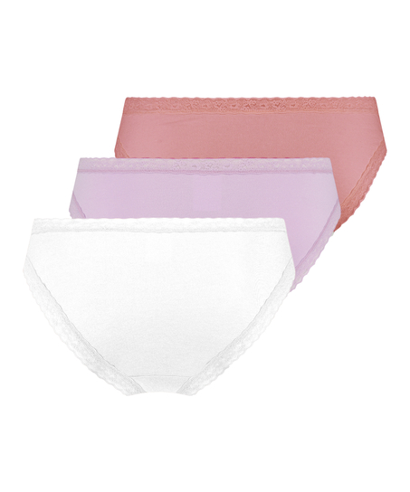 3-pack truse classics, Hvit