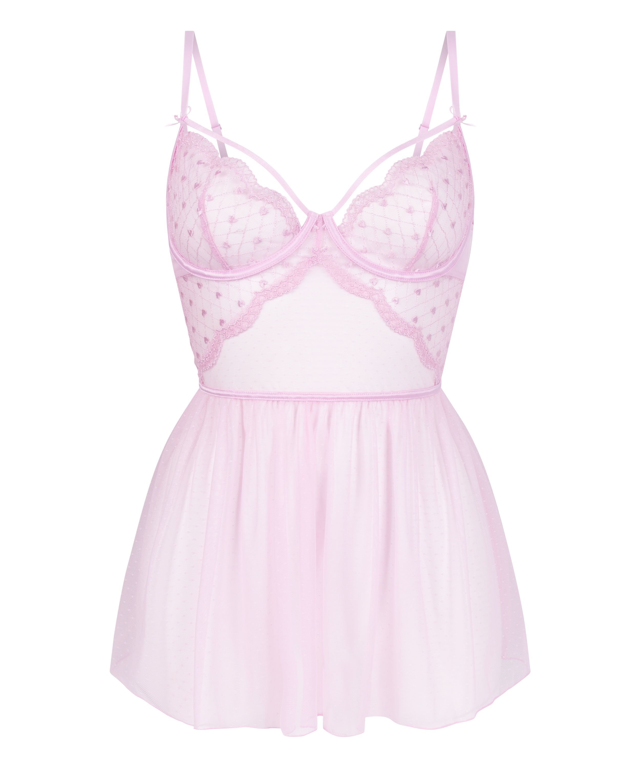 Cordelie babydoll, Rosa, main