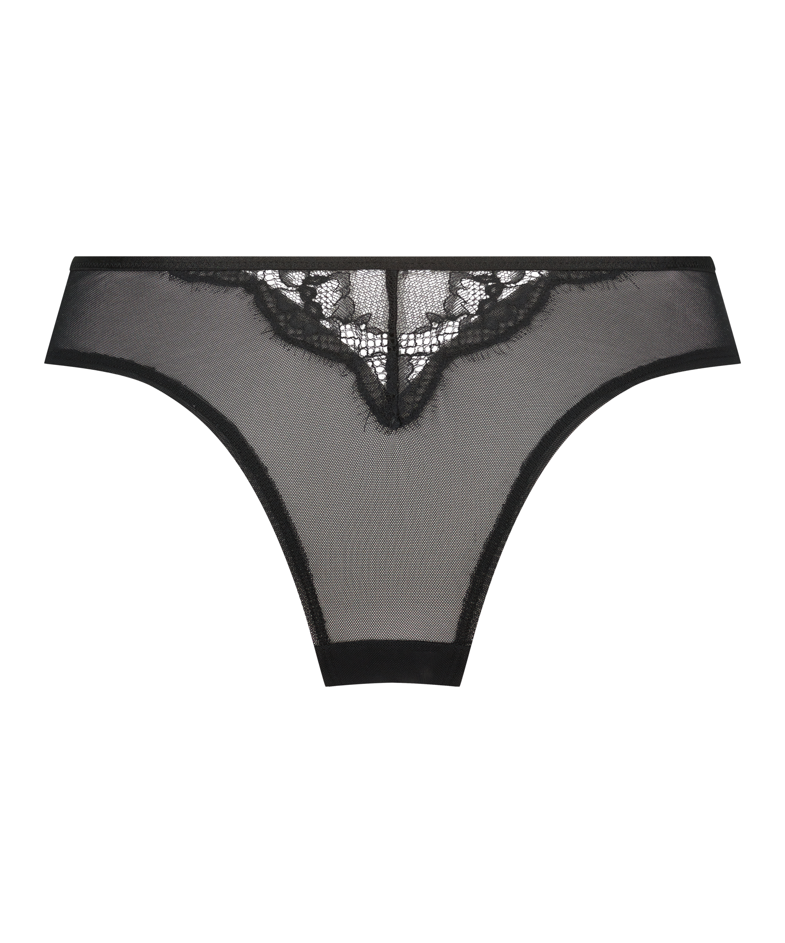 Elissa brazilian med h&oslash;y utskj&aelig;ring, Svart, main