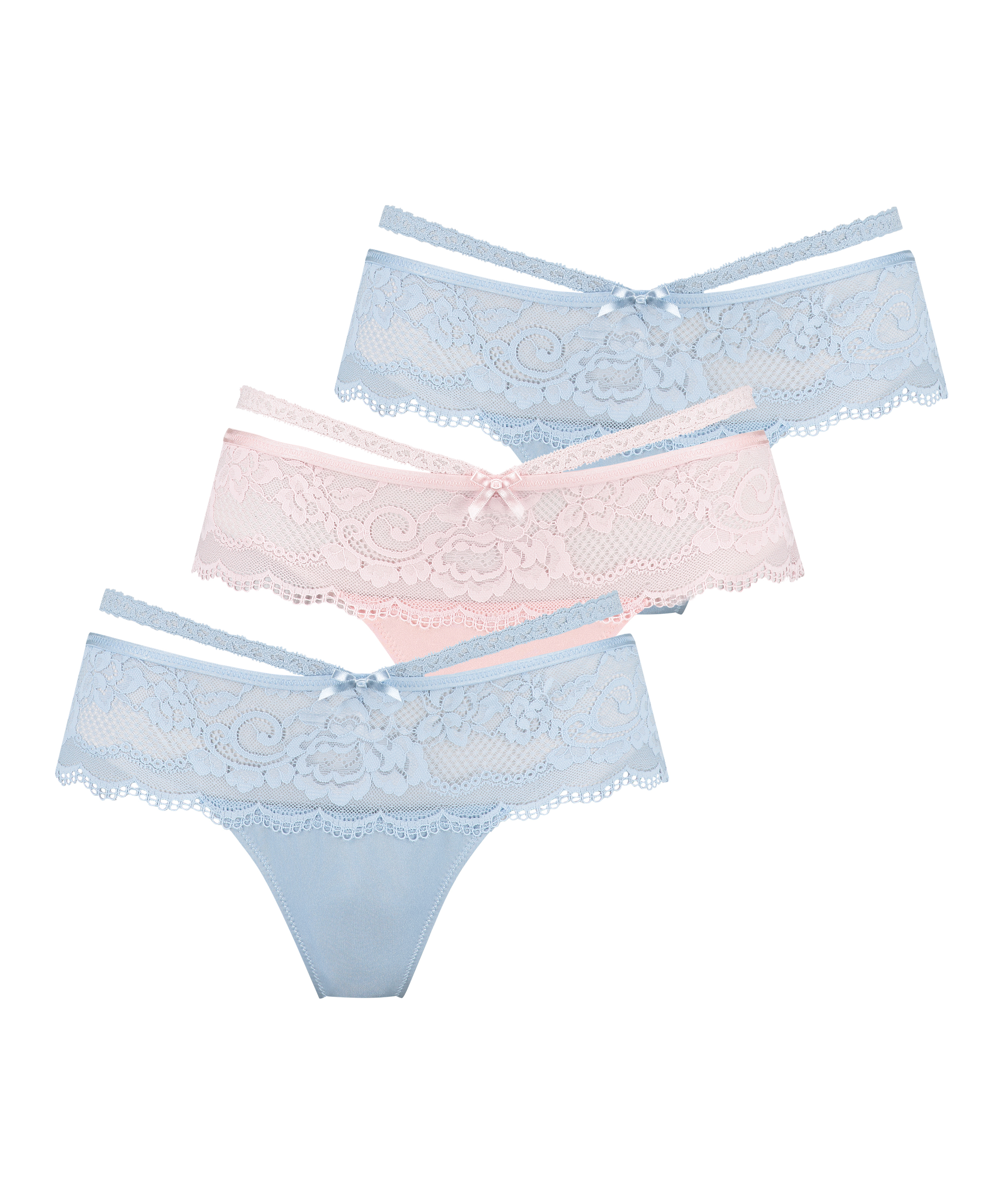 Quinn thong-boksere 3-pakning, Blå, main