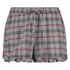 Twill Check pysjamasshorts, Gr&aring;