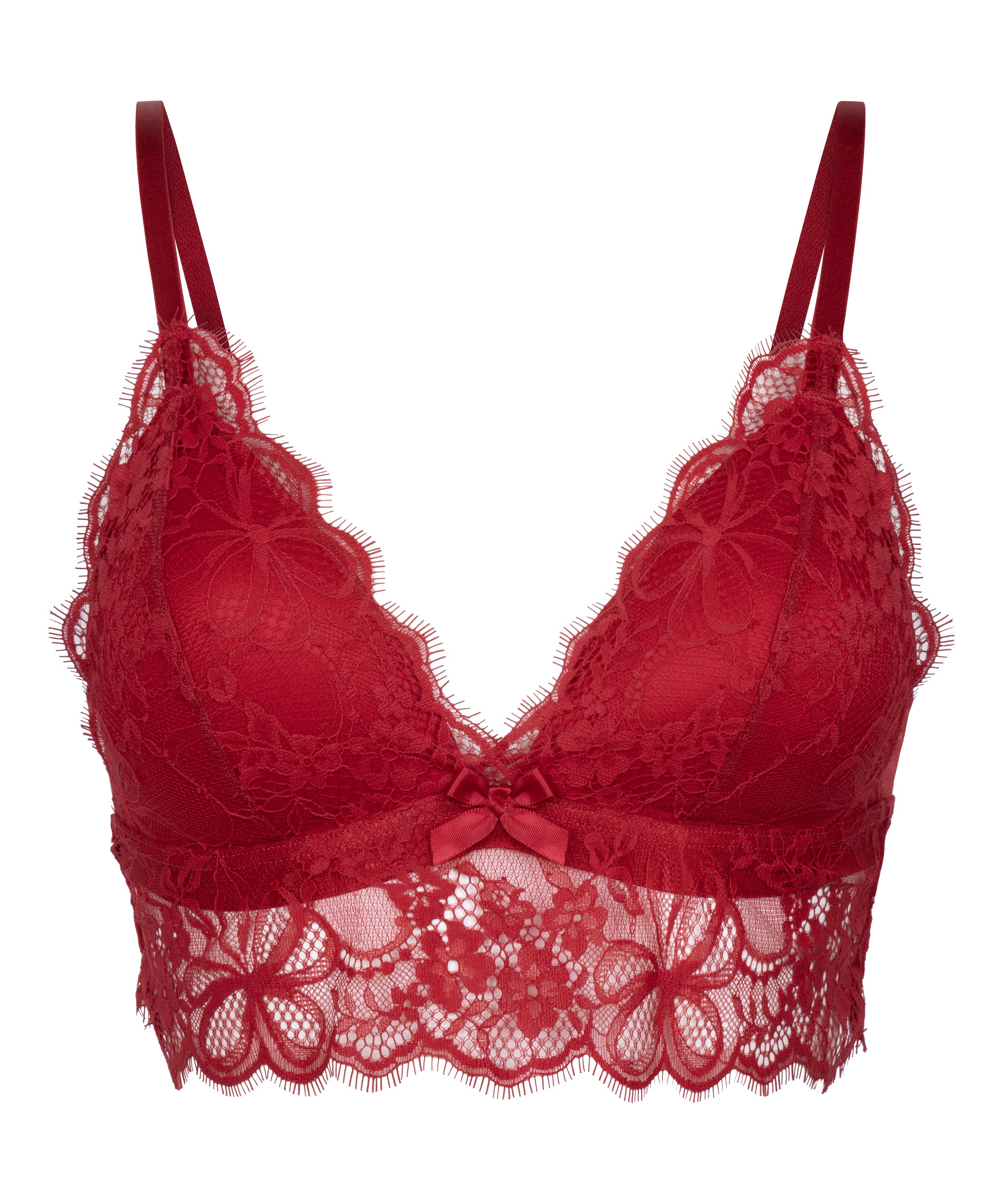 Marianna Triangle Bralette, R&oslash;d, main