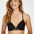 Padded push-up bra Bianca, Svart