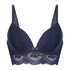 Tracey foret push-up longline-BH med b&oslash;yle, Bl&aring;