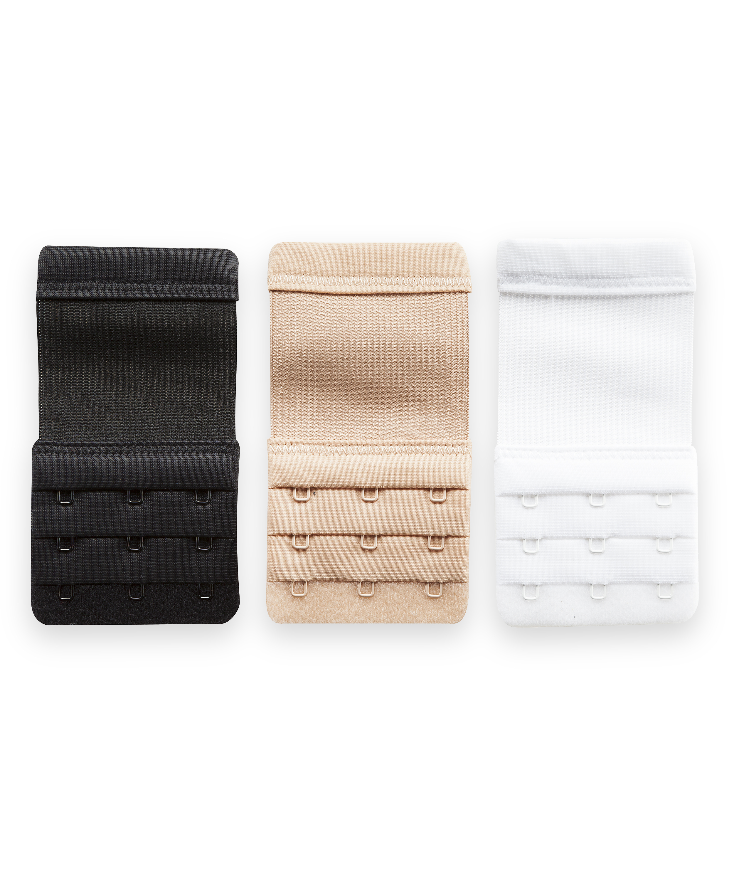 3-pakning med BH-forlengere, Hvit, main