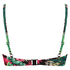 Padded bikini top Jungle fever twist, Svart