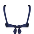 Triangle bikinitopp Luxe, Blå