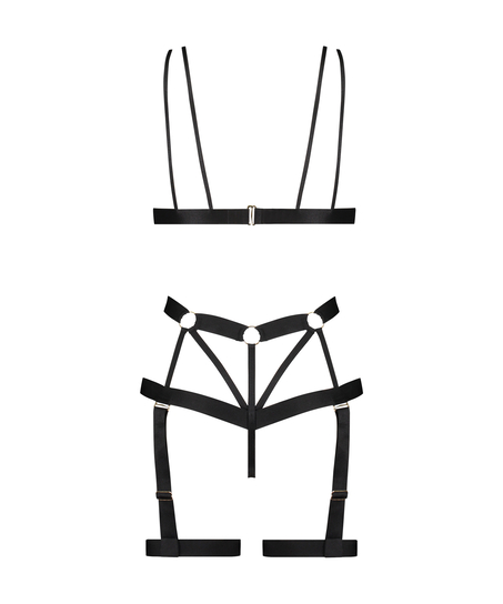 Private Body med åpent skritt Hedonist, Svart