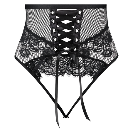 Charlie Open Back Brazilian, Svart