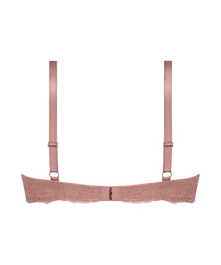 Vattert bh med b&oslash;yle Marine, Rosa