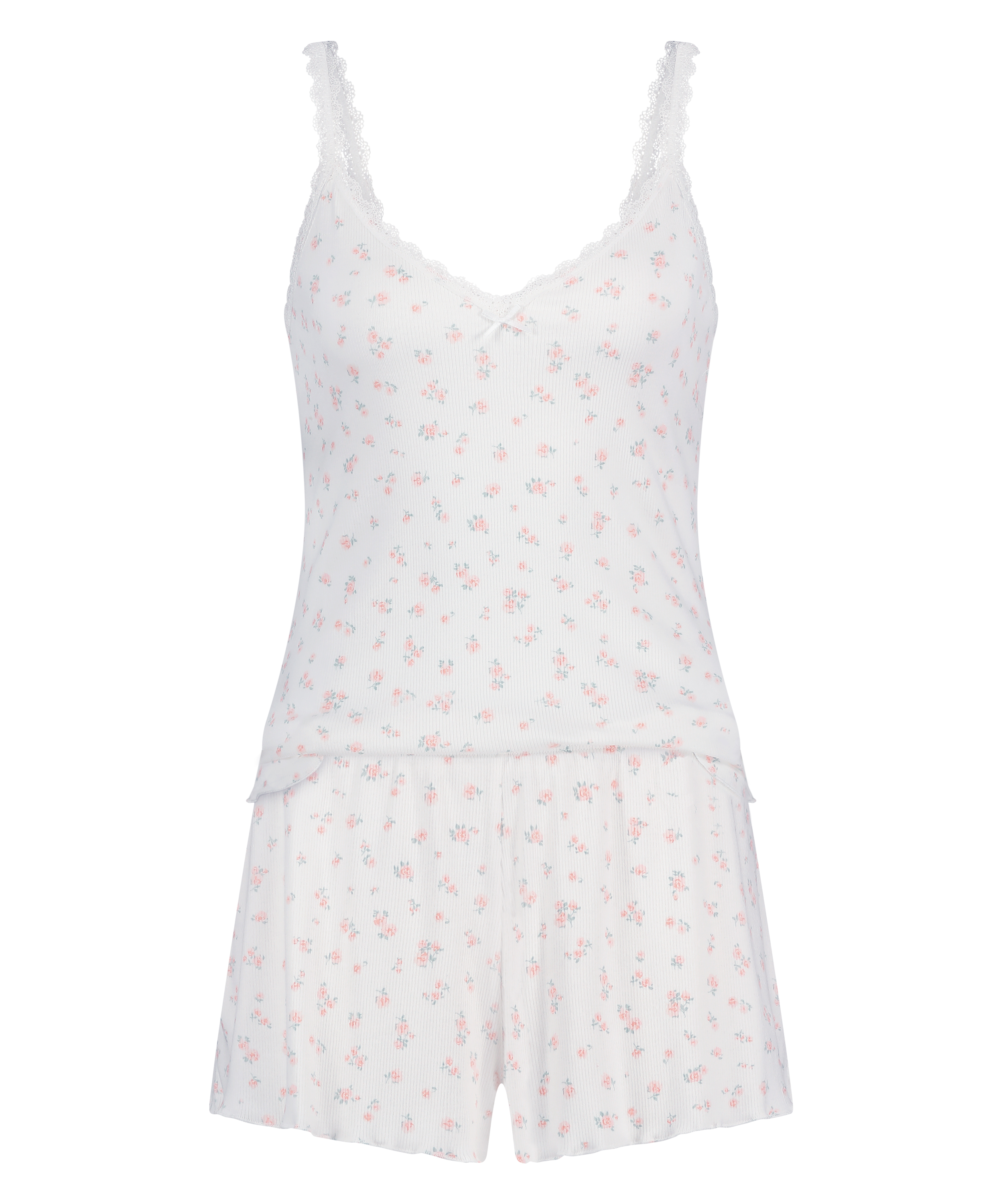 Pyjamassett – Ribbestrikket, Rosa, main