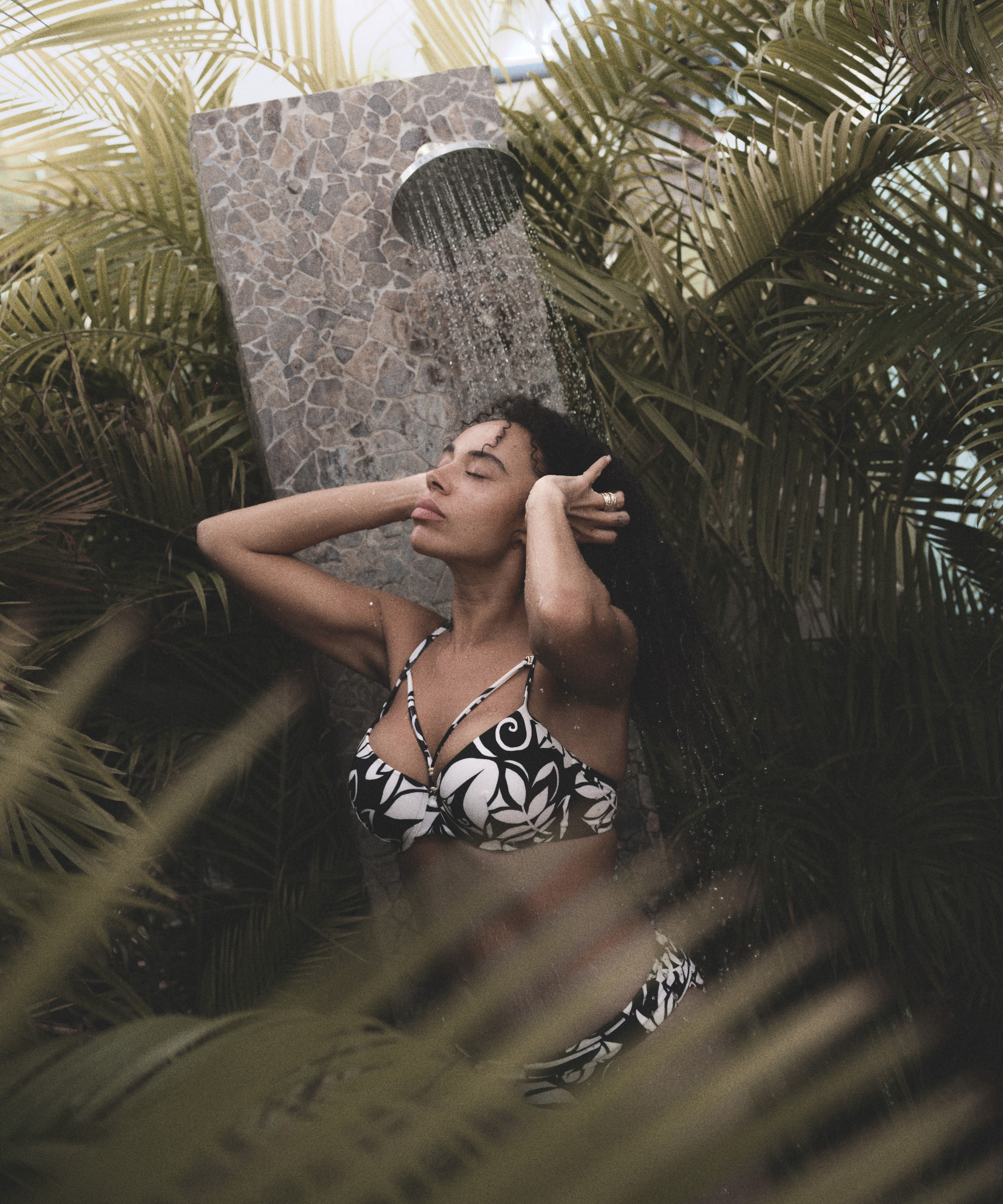 Mauritius Bikinitopp, Svart, main