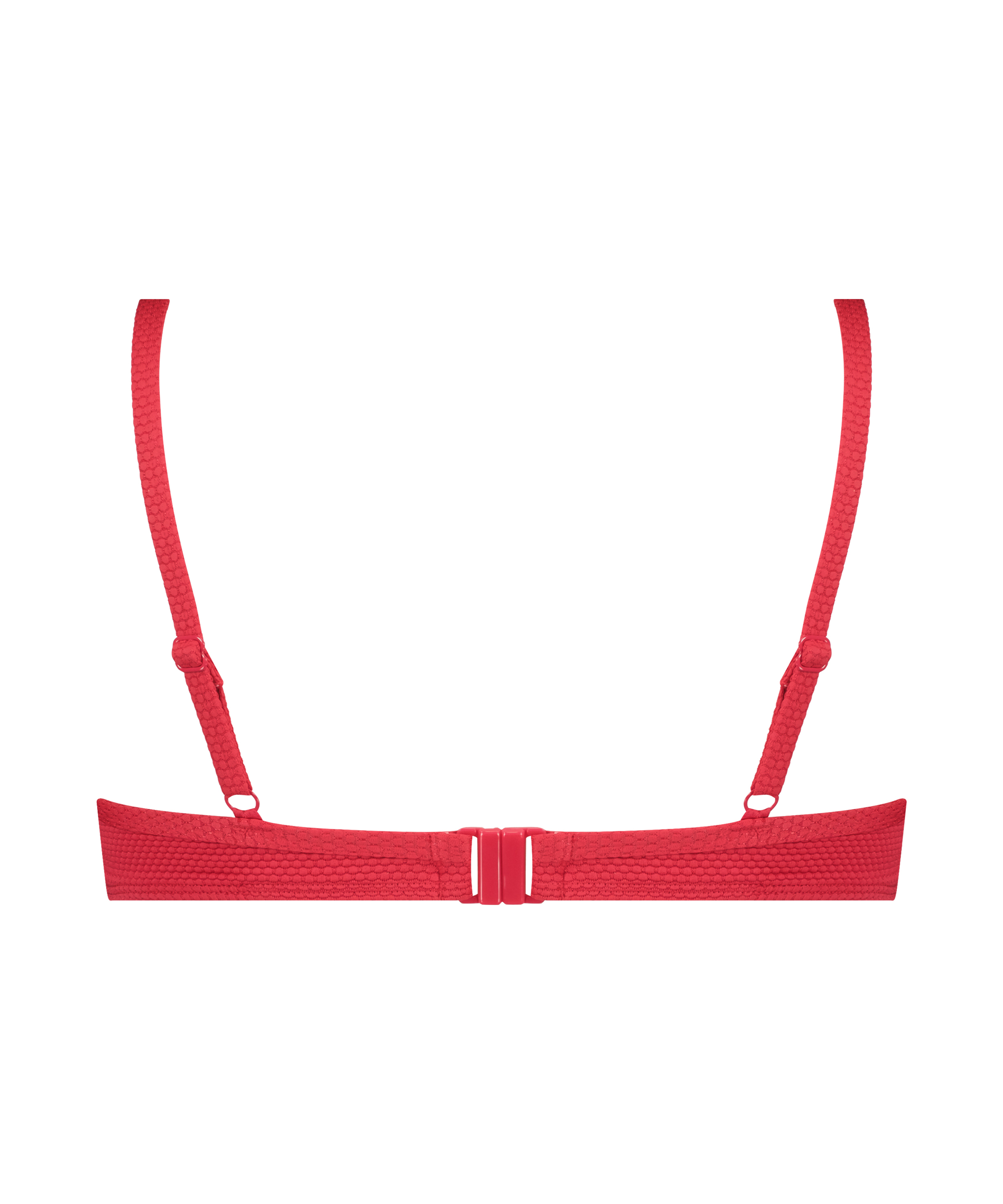 Uvattert bikinitopp med spiler Scallop, Rosa, main