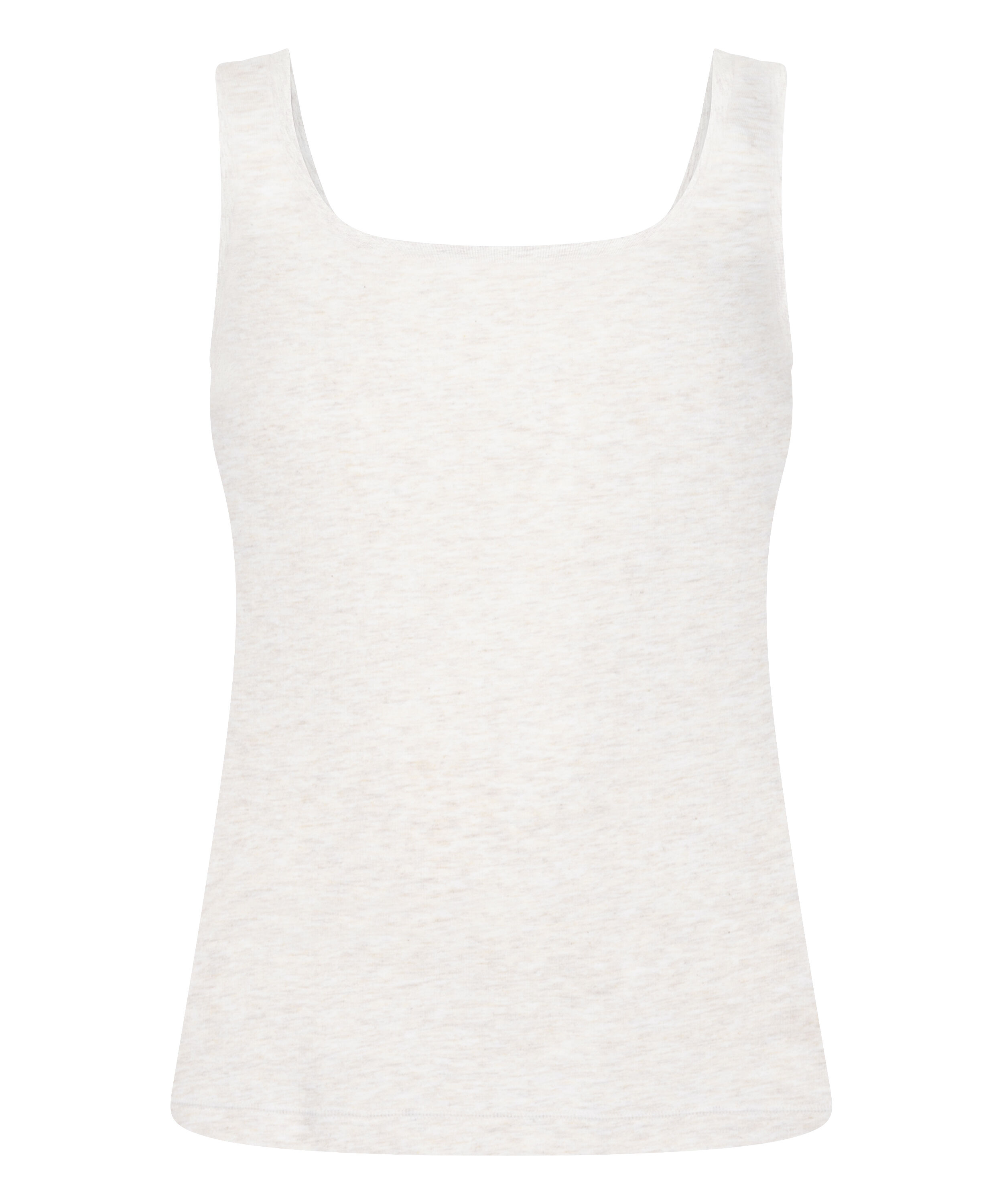 Singlet tanktop i myk bomull, Beige