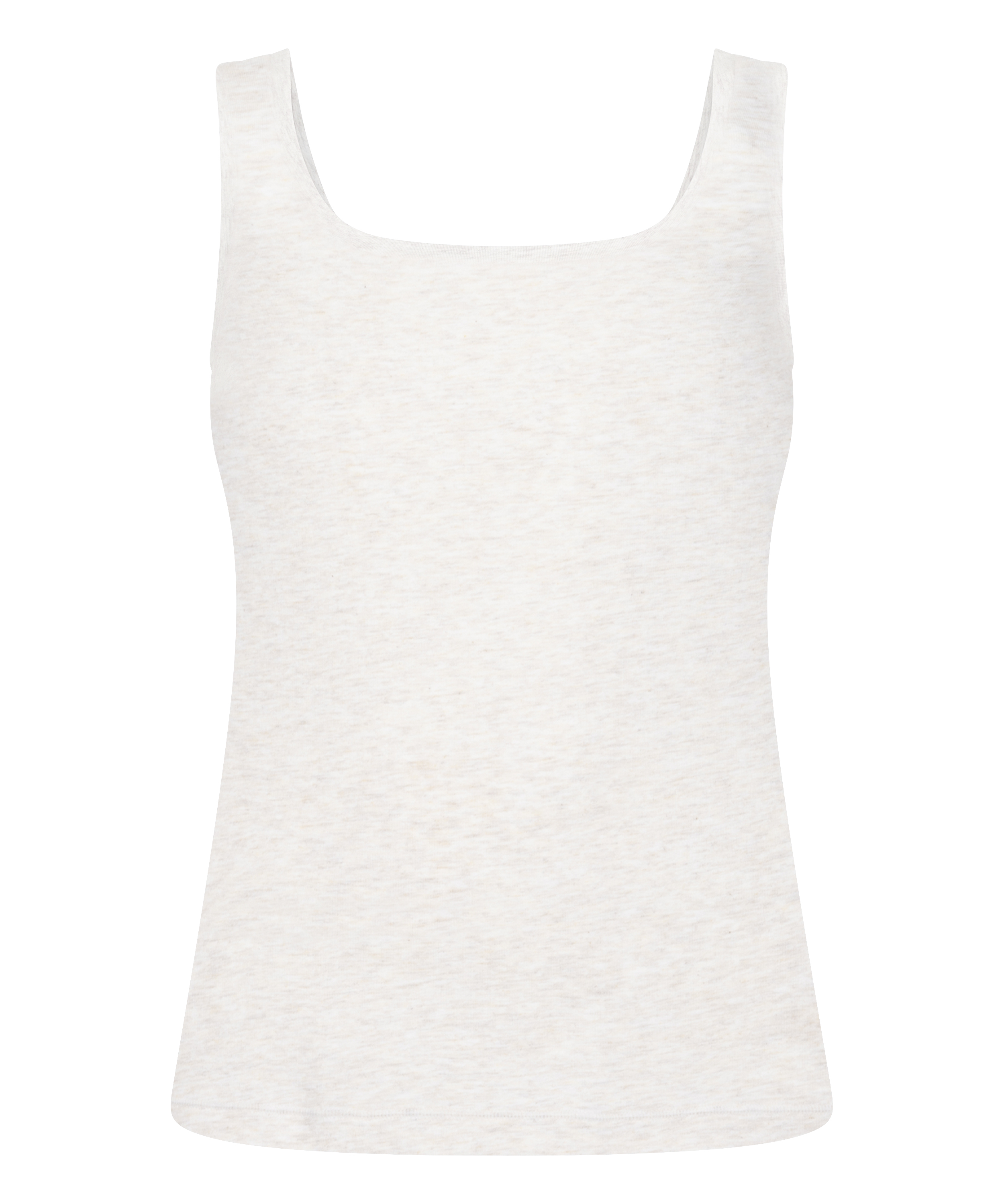 Singlet tanktop i myk bomull, Beige, main