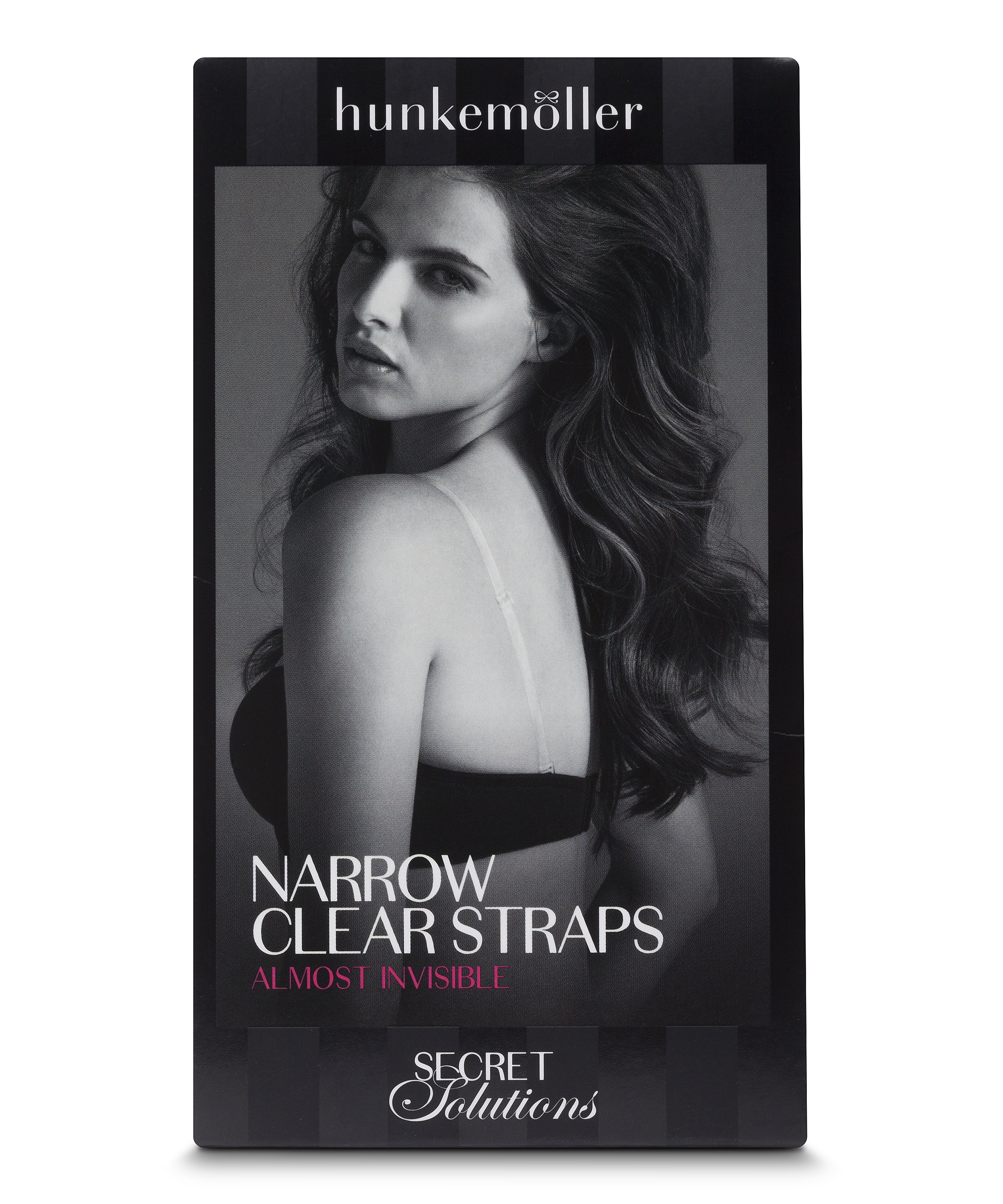 Gjennomsiktige BH-stropper, Hvit, main