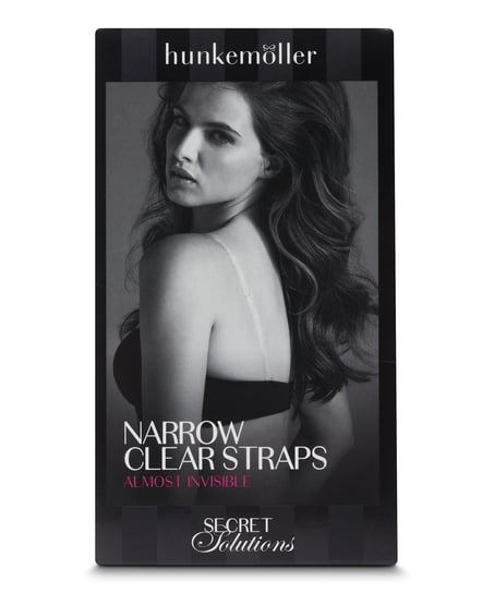 Gjennomsiktige BH-stropper, Hvit