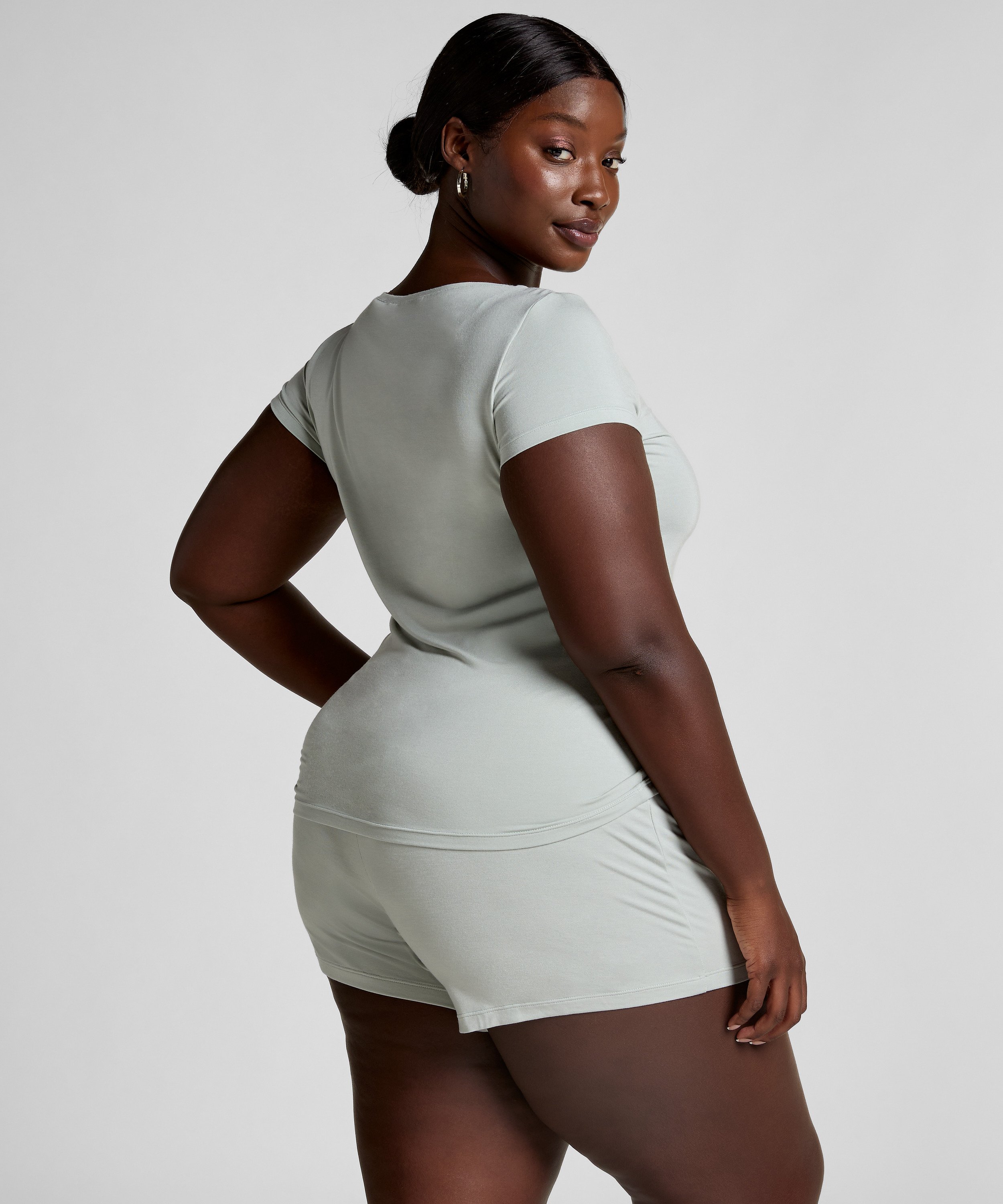 Jersey pysjamassett, Grå, main