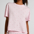 Pysjamassett Cotton Print, Rosa