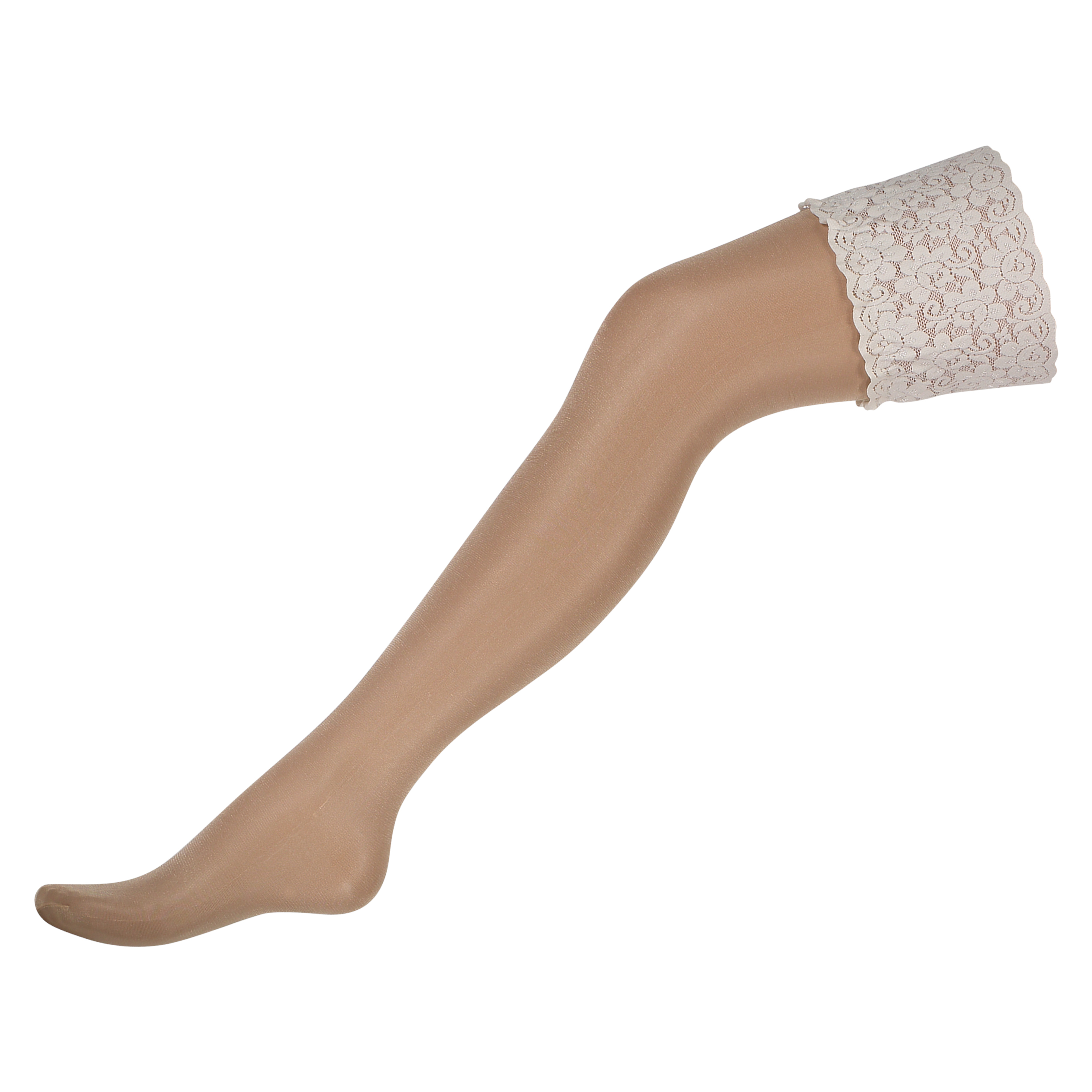 Blondestr&oslash;mper 15 denier, Beige, main