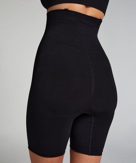 Sømløs slankende lår, Svart