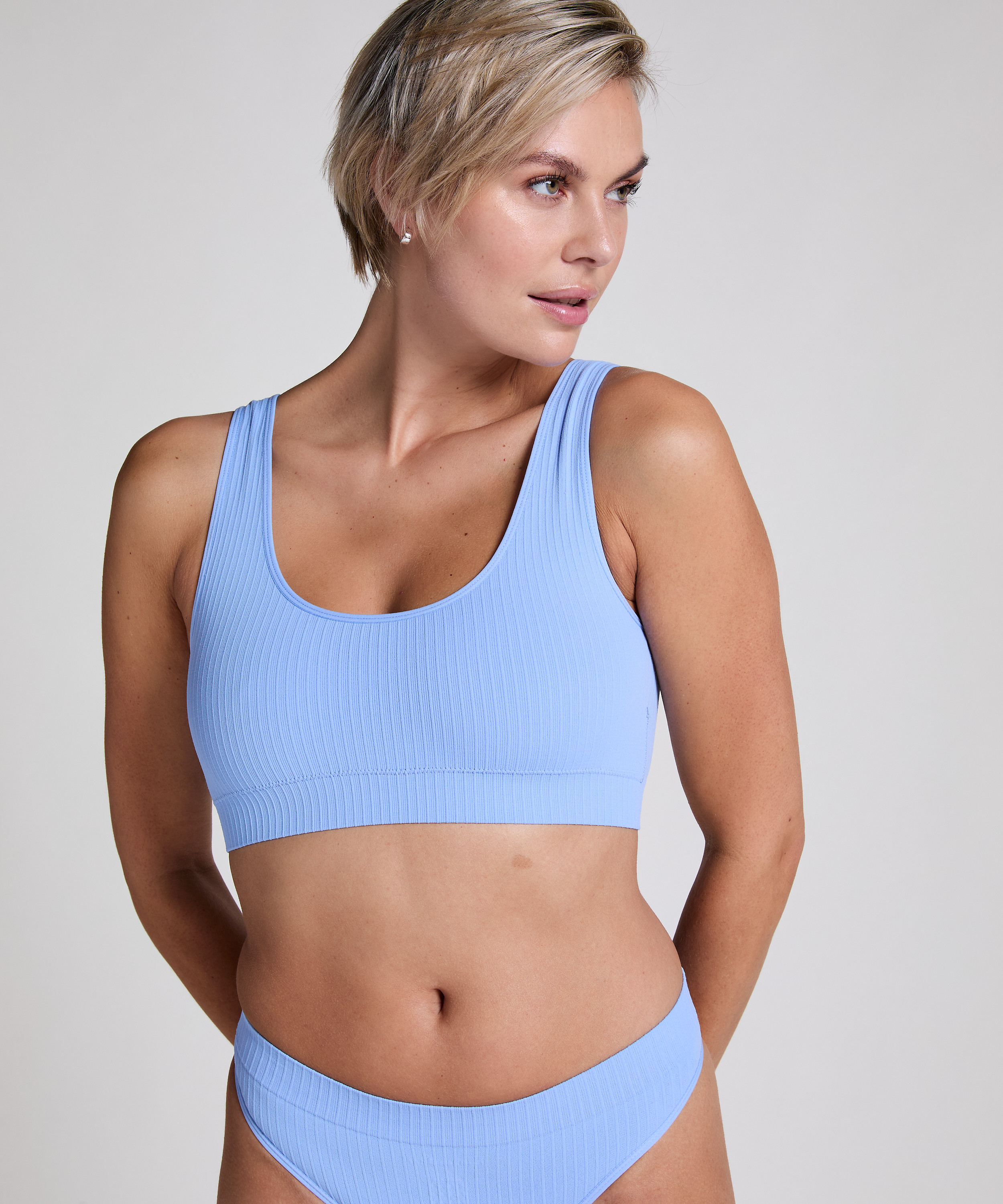 Bralette Scoop Dianne, Blå, main