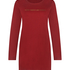 Nattskjorte med rund hals, R&oslash;d