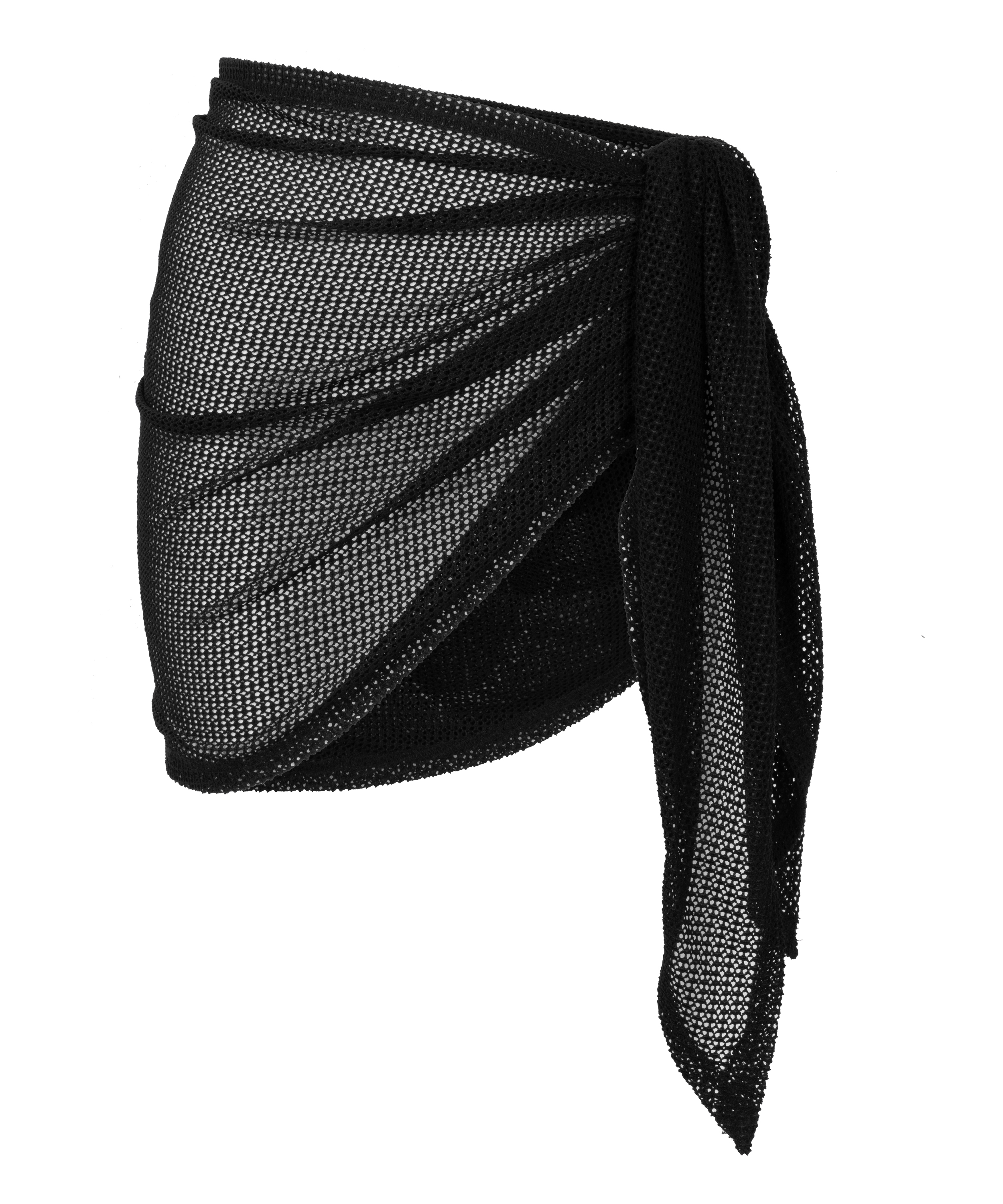 Strandstrikket pareo, Svart, main