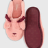 Slippers reinsdyr Luna, Rosa